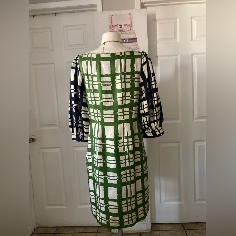 Anthropologie Maeve Broken Blocks Retro Mod Shift Dress, Size 6 - Picture 3 of 6